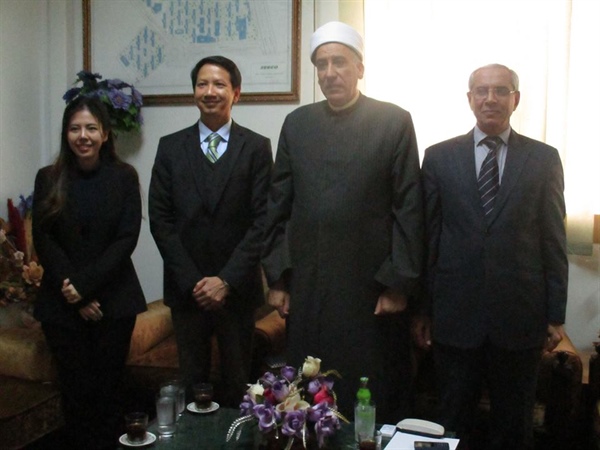 وفدٌ من سفارة تايلاند بالقاهرة يتفقّد أحوال الطلاب بمدينة البعوث الإسلامية