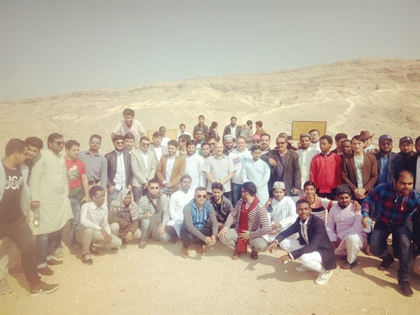 طلاب البعوث في رحلة تثقيفية وترفيهية بمحافظة المنيا