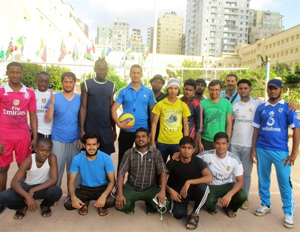 إقامة مسابقة الكرة الطائرة للفوج الثاني من المعسكر الصيفي بمشاركة 21 طالبا